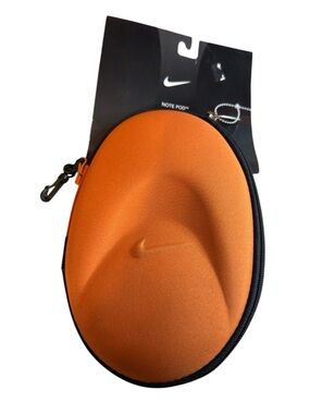 Nike Orange Zippered Earbud Carry Case ( TXABIN)